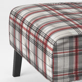 Rustic Farmhouse Plaid - Vintage Accent Slipper Chair