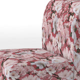 Pink Sakura Blossoms Floral- Upholstered Accent Chair