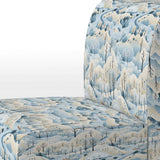 Scandinavian Winter Landscape - Cottage Accent Slipper Chair