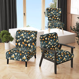 Scandinavian Botanical Collage - Bohemian Arm Chair