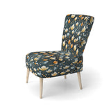 Scandinavian Botanical Collage - Bohemian Arm Chair