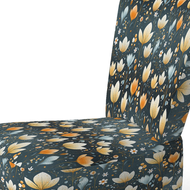 Scandinavian Botanical Collage - Bohemian Arm Chair