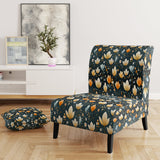 Scandinavian Botanical Collage - Bohemian Arm Chair