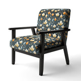 Scandinavian Botanical Collage - Bohemian Arm Chair