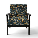 Scandinavian Botanical Collage - Bohemian Arm Chair