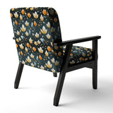 Scandinavian Botanical Collage - Bohemian Arm Chair
