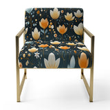 Scandinavian Botanical Collage - Bohemian Arm Chair