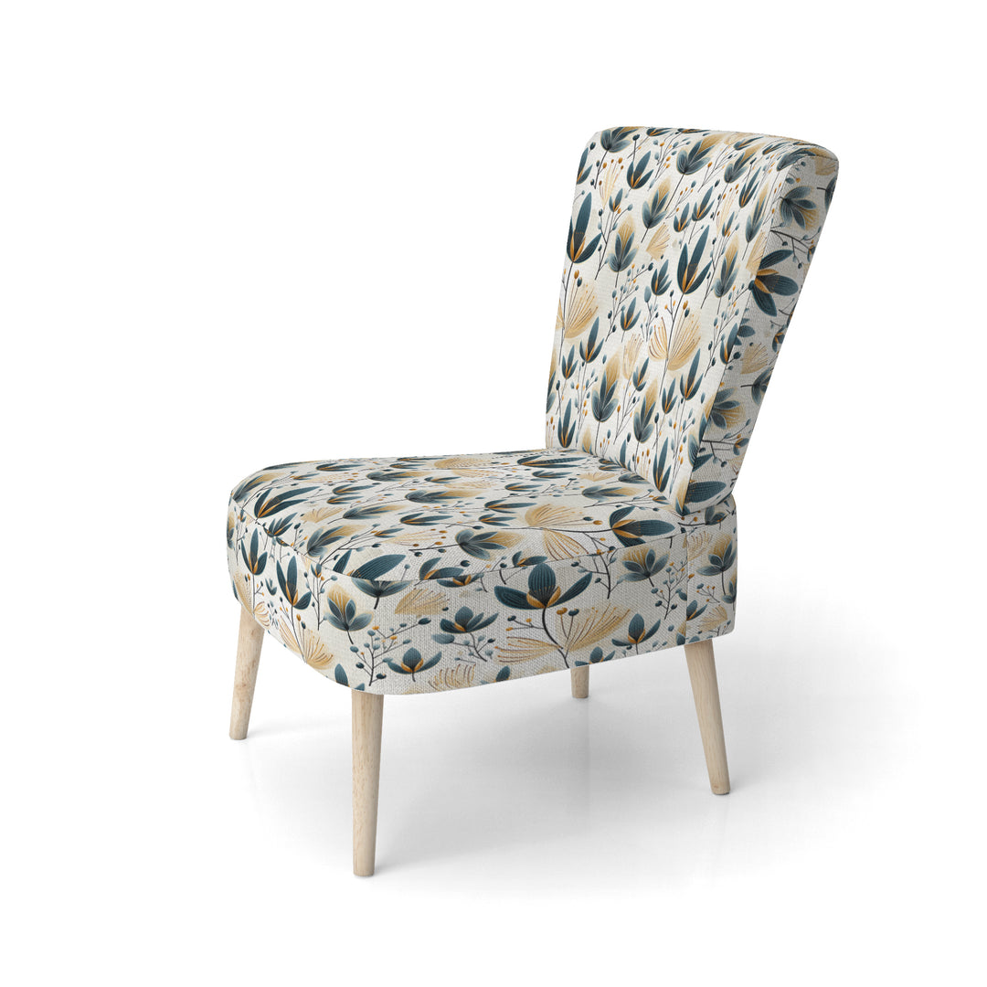 Scandinavian Yellow And White Collage - Bohemian Arm Chair