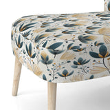 Scandinavian Yellow And White Collage - Bohemian Arm Chair