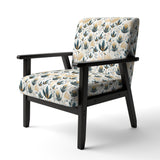 Scandinavian Yellow And White Collage - Bohemian Arm Chair