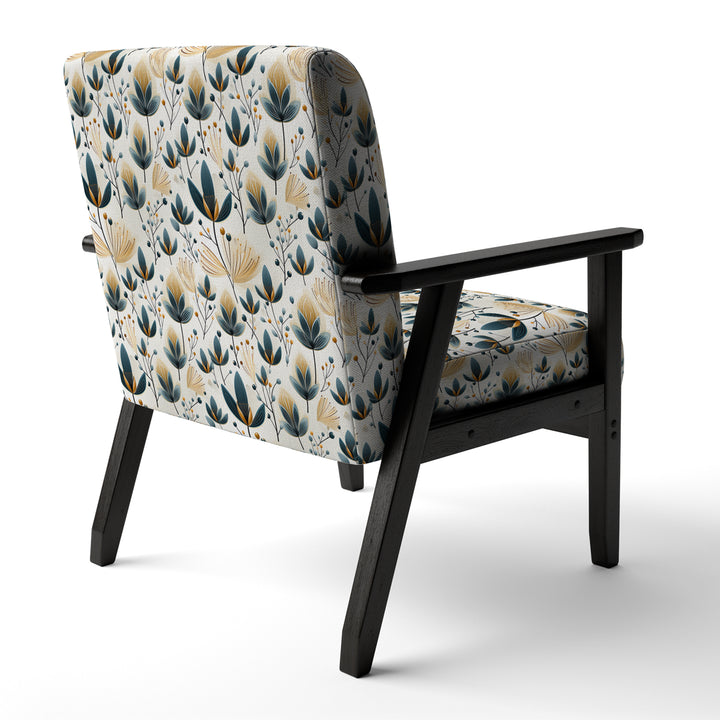 Scandinavian Yellow And White Collage - Bohemian Arm Chair