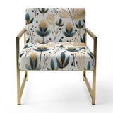 Scandinavian Yellow And White Collage - Bohemian Arm Chair