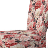 Pink And White Poppies Blossoming Grace - Upholstered Cottage Accent Chairs
