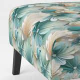 White And Green Coastal Escape - Upholstered Nautical Accent Chairs