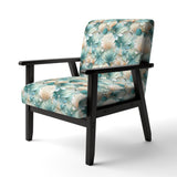 White And Green Coastal Escape - Upholstered Nautical Accent Chairs