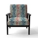 Natures Botanical Ferns Jungle Harmony - Bohemian Accent Slipper Chair
