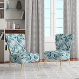 Azure Breeze Tropical Pattern - Tropical Arm Chair