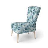 Azure Breeze Tropical Pattern - Tropical Arm Chair