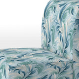 Azure Breeze Tropical Pattern - Tropical Arm Chair