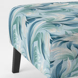 Azure Breeze Tropical Pattern - Tropical Arm Chair