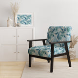Azure Breeze Tropical Pattern - Tropical Arm Chair