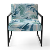 Azure Breeze Tropical Pattern - Tropical Arm Chair