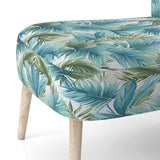 Azure And Green Canopy Tropical Pattern - Tropical Arm Chair