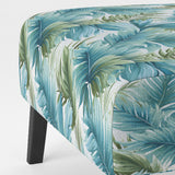 Azure And Green Canopy Tropical Pattern - Tropical Arm Chair