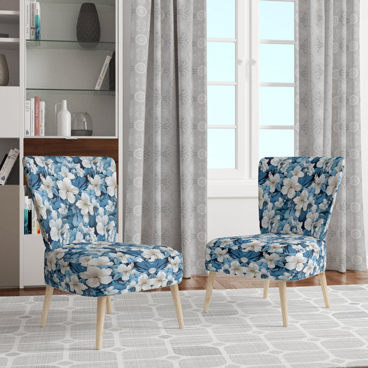 Azure Mirage Tropical Pattern - Tropical Arm Chair