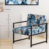 Azure Mirage Tropical Pattern - Tropical Arm Chair