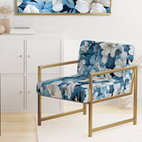 Azure Mirage Tropical Pattern - Tropical Arm Chair