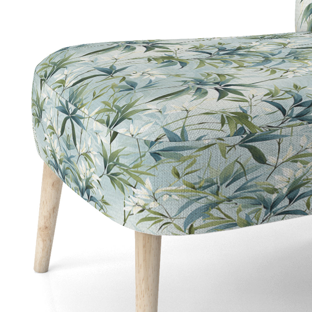 Bamboo Tranquility Tropical Pattern - Tropical Arm Chair