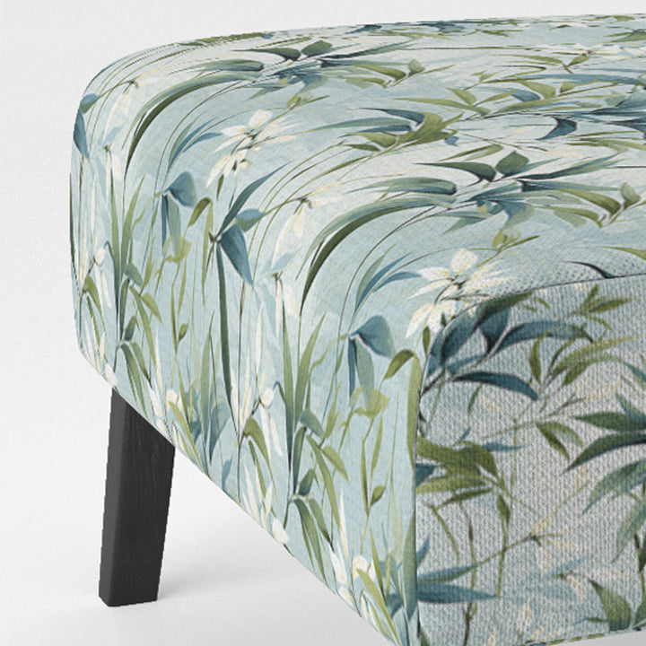 Bamboo Tranquility Tropical Pattern - Tropical Arm Chair