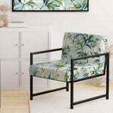 Bamboo Tranquility Tropical Pattern - Tropical Arm Chair