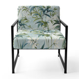 Bamboo Tranquility Tropical Pattern - Tropical Arm Chair