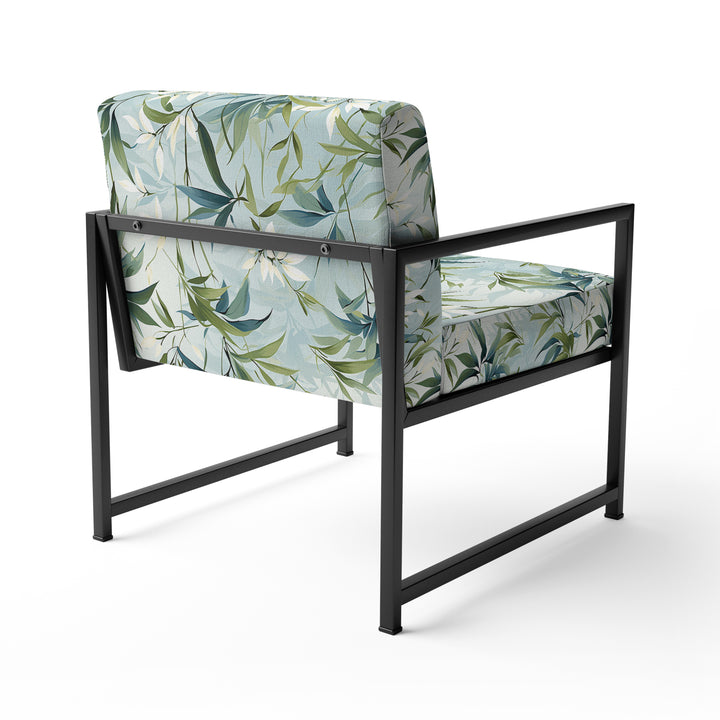 Bamboo Tranquility Tropical Pattern - Tropical Arm Chair
