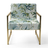 Bamboo Tranquility Tropical Pattern - Tropical Arm Chair