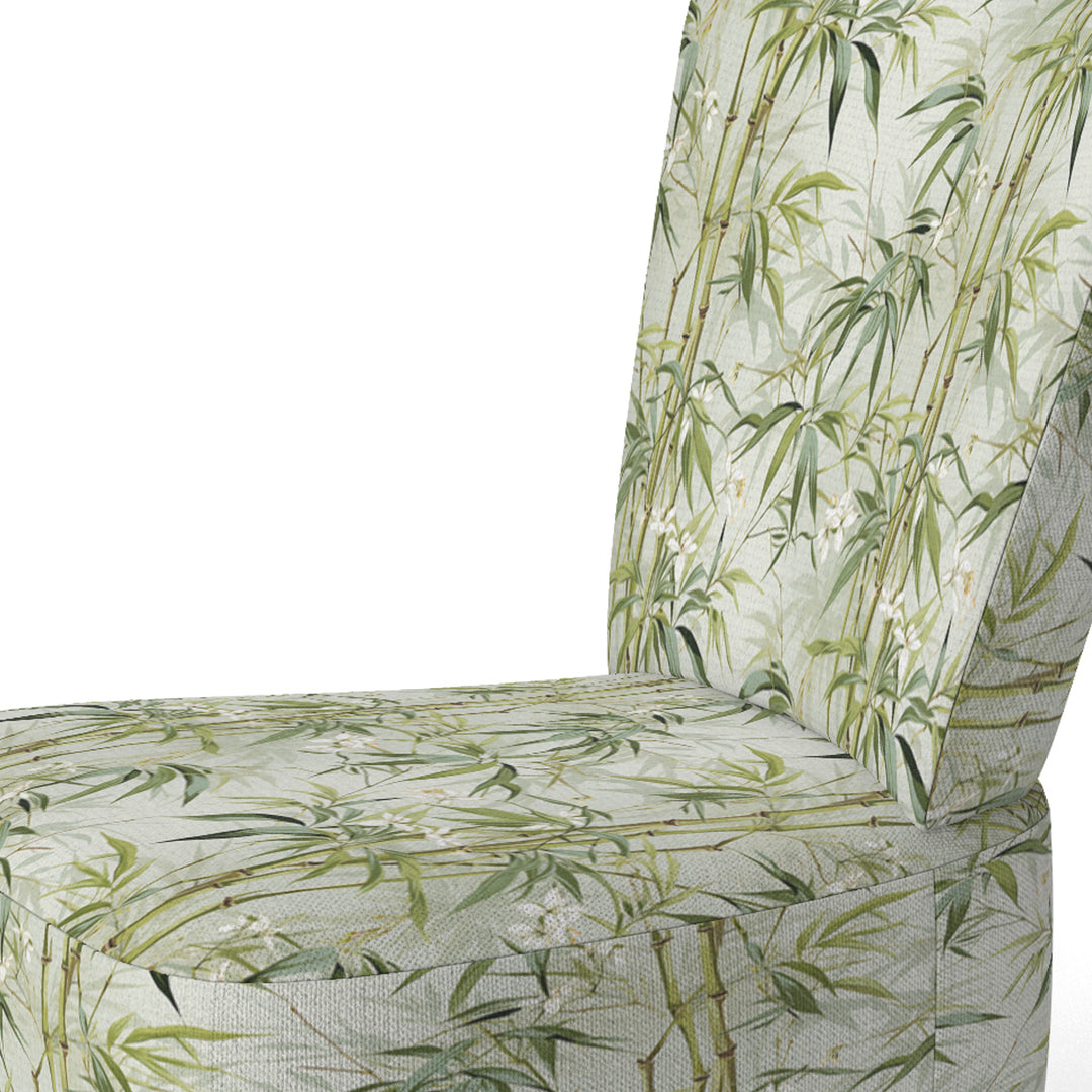 Bamboo Zen Tropical Pattern - Tropical Accent Side Chair
