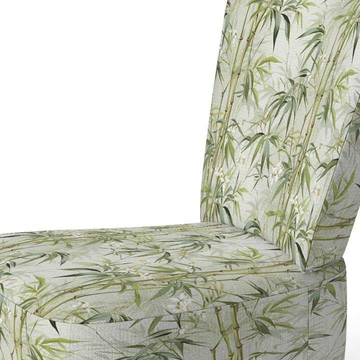Bamboo Zen Tropical Pattern - Tropical Accent Side Chair