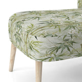 Bamboo Zen Tropical Pattern - Tropical Accent Side Chair