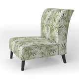 Bamboo Zen Tropical Pattern - Tropical Accent Side Chair