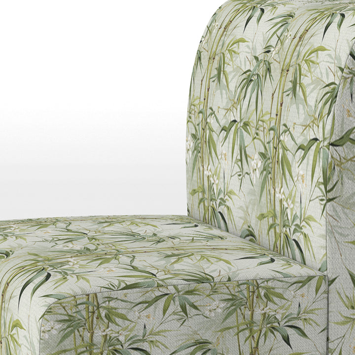 Bamboo Zen Tropical Pattern - Tropical Accent Side Chair