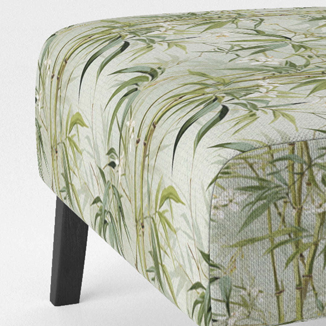Bamboo Zen Tropical Pattern - Tropical Accent Side Chair