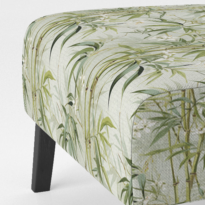 Bamboo Zen Tropical Pattern - Tropical Accent Side Chair