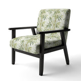 Bamboo Zen Tropical Pattern - Tropical Accent Side Chair