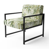 Bamboo Zen Tropical Pattern - Tropical Accent Side Chair