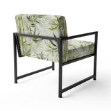 Bamboo Zen Tropical Pattern - Tropical Accent Side Chair
