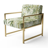 Bamboo Zen Tropical Pattern - Tropical Accent Side Chair