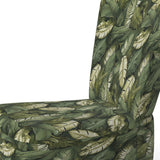 Green Yellow Banana Leaf Bliss Tropical Pattern - Tropical Accent Slipper Chair