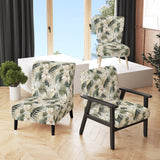 Coastal Abstraction Tropical Pattern - Upholstered Tropical Accent Chairs